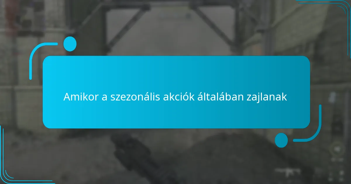 Mely típusú szezonális akciók a legnépszerűbbek?