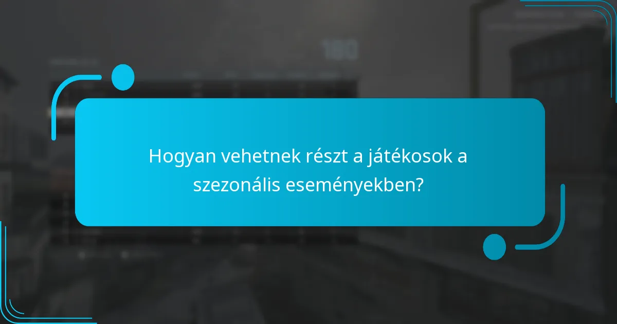 Amikor a szezonális események zajlanak?